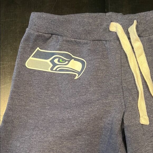 NFL Blue Seattle Seahawks Joggers with Team Logo - Picture 5 of 5
